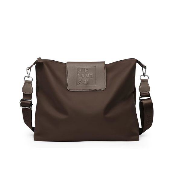 Large Crossbody Bag Fabric Nylon Casual Commuter Bag Trendy Fashion XD - Picture 1 of 6